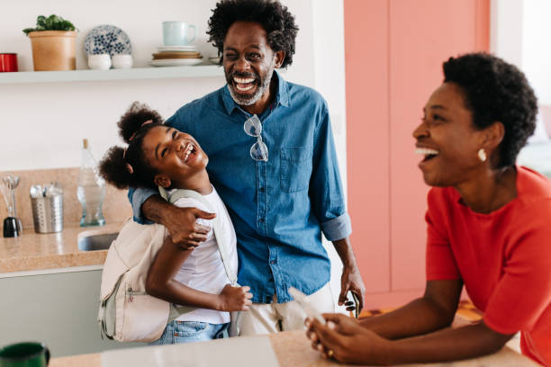 istock Joyful morning: A happy family's daily routine in the kitchen 2187159200
