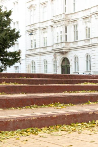 Staircase in the city low angle