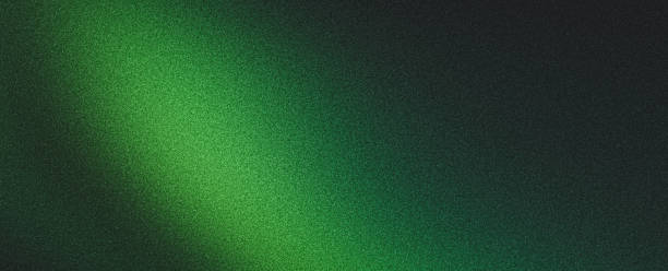 Green grainy background, dark black abstract glowing noise texture gradient poster, banner header backdrop design Green grainy background dark black abstract glowing noise texture gradient poster banner header backdrop design green-background stock illustrations