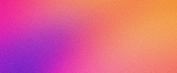 istock Pink orange purple grainy gradient background, smooth abstract noise texture banner poster backdrop design 2187165524