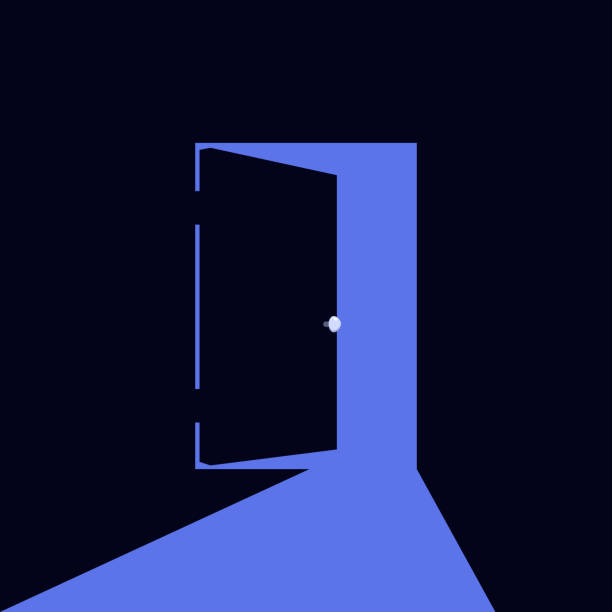 open door icon vector design - tür stock-grafiken, -clipart, -cartoons und -symbole