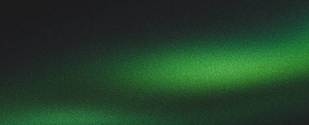 istock Green grainy background, dark black abstract glowing noise texture gradient poster, banner header backdrop design 2187165582
