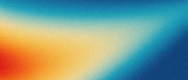 istock Vibrant retro noise texture background, blue orange red yellow abstract gradient, banner poster cover backdrop header design 2187165600