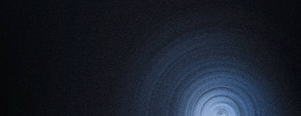 istock Dark blue grainy background, abstract glowing noise texture swirl vortex poster banner header backdrop design, copy space 2187165612