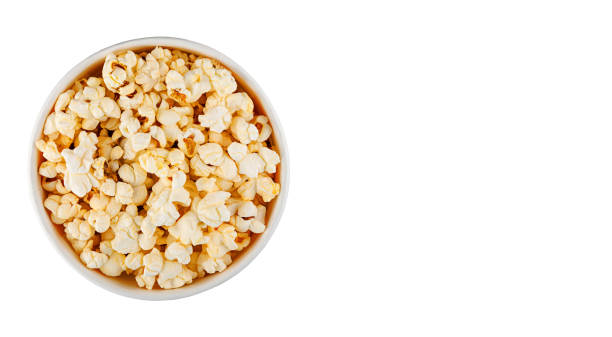 istock cardboard cup with popcorn top view on isolated and white background 2187165784