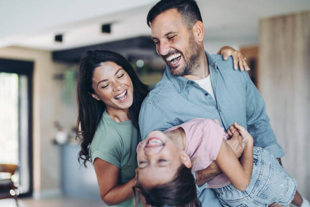 istock Happy family time at home 2187166169