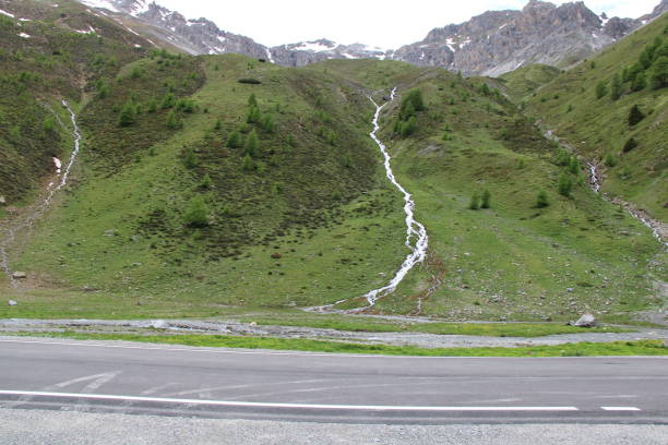 istock Umbrail mountain pass, mountain streams, Ortler Alps 2187171647