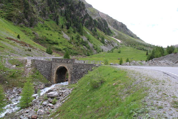 istock Umbrail mountain pass, Stone bridge, Ortler Alps 2187171658
