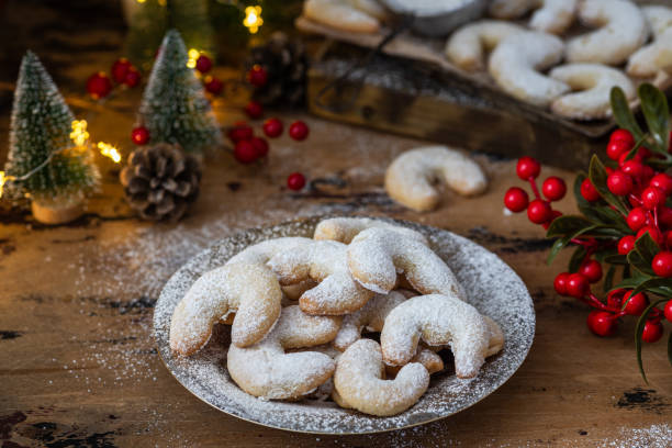 istock Traditional German or Austrian Vanillekipferl vanilla kipferl cookies 2187172445
