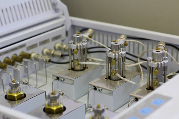 istock chromatography flame ionization detector. Sensor gas chromatograph. Laboratory chemical equipment. Industrial background. Analytical laboratory. 2187174487