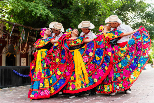 istock Young chiapanecos (traditional mexican dancers) outdoors 2187177085