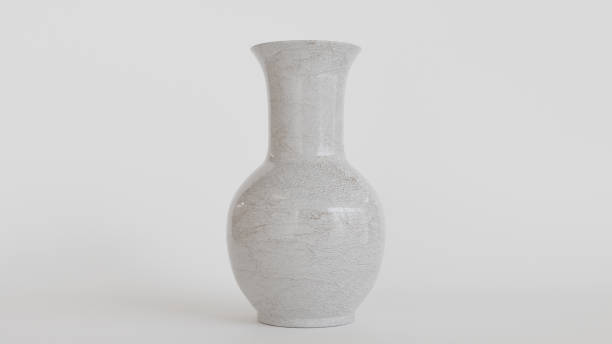 istock White, tall and slender ceramic vase with minimalist design 2187187001