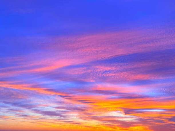 istock Sunrise sky beautiful colorful clouds 2187196857
