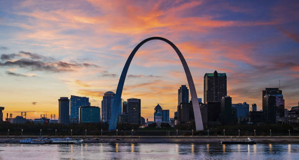 istock St Louis City Sunset skyline 2187197184