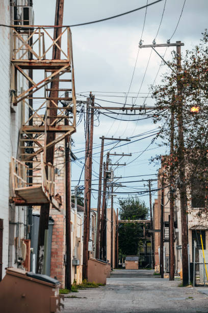 istock Alley in small town - Harlingen, Texas 2187198534