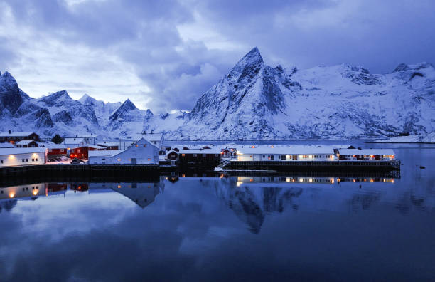 istock Breathtaking and Stunning Winter Landscape Featuring SnowCapped Mountains with Clear Reflections 2187213475