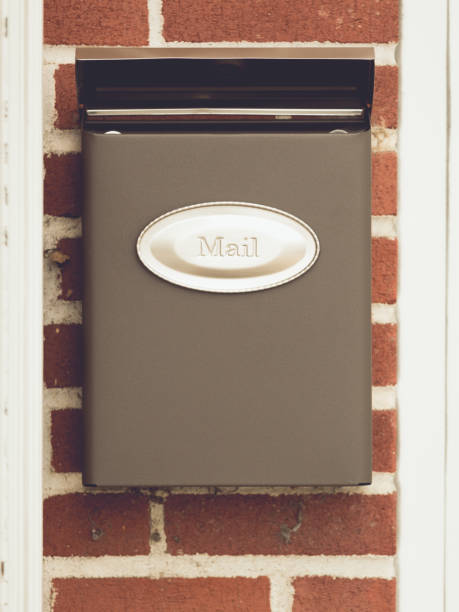 istock Mailbox on Brick Building Exterior Facade 2187218858