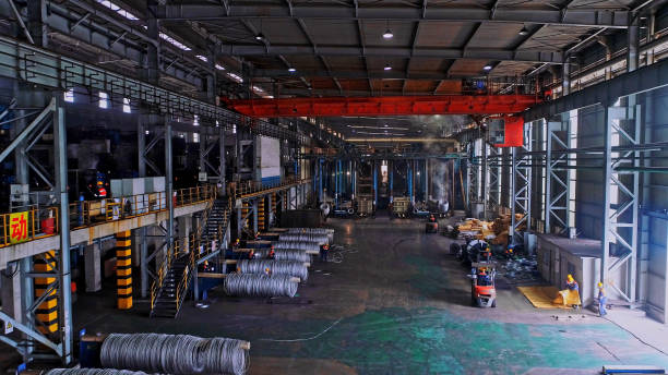 Workshops,Industrial zone,Steel industry.