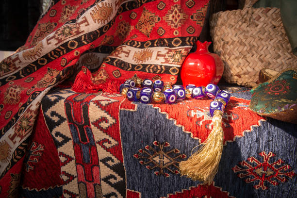 istock Decorative still life with cloth from Azerbaijan 2187237735