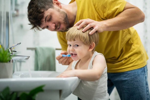 istock Dental hygiene is very important from a early age. 2187237924