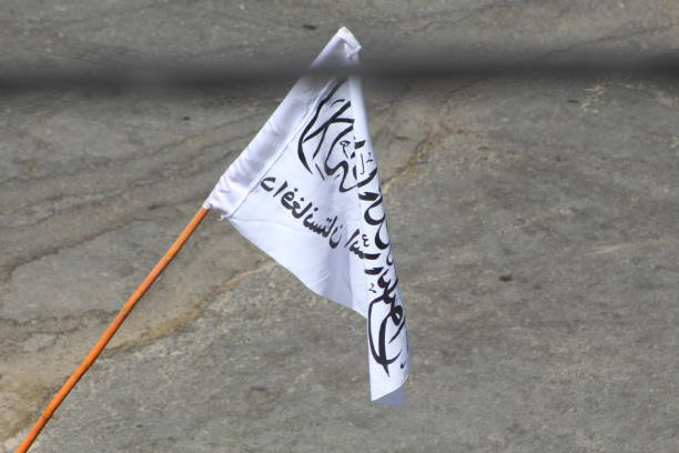 istock Islamic Emirate Afghanistan flag 2187243251
