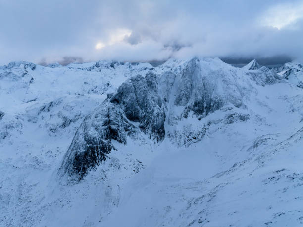istock Majestic SnowCapped Mountains Rising High Against a Dramatic and Stunning Sky Above 2187243792