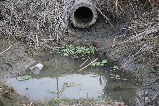istock Water canals in village 2187246645