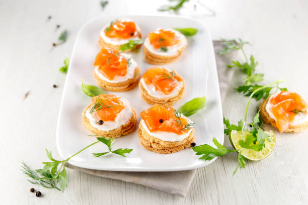 istock canape with cream and smoked salmon 2187247066