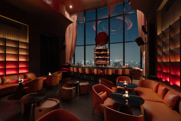 istock Rooftop bar with stunning city views 2187254384