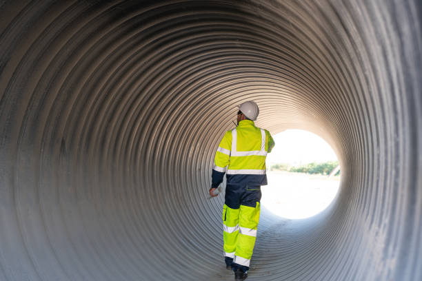 istock Mechanical engineer wearing safety uniform checking and inspection pipeline system. 2187256783