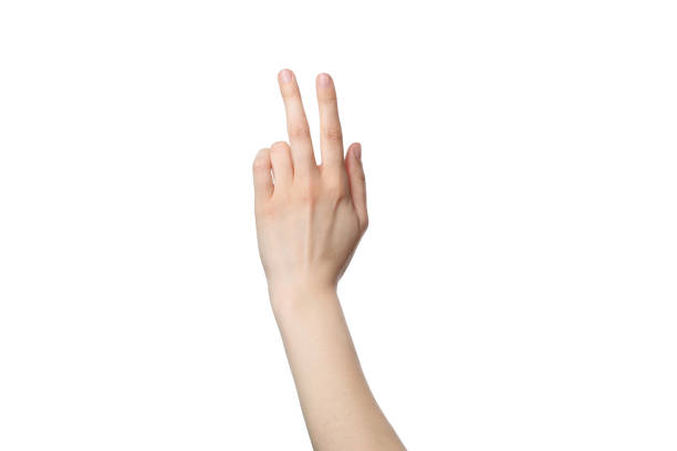 istock PNG,hand showing two fingers, isolated on white background 2187266997