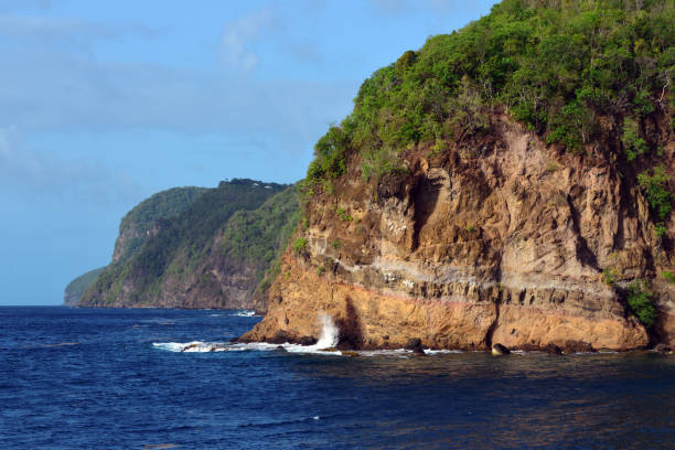 Bequia, Saint Vincent and the Grenadines: the north coast of Bequia is characterized by its rugged beauty, secluded beaches, and dramatic cliffs. This area offers stunning sea views, with waves crashing against rocky shores, contrasting with the calm, turquoise waters of the island's southern coast. The north coast is less developed and often visited by adventurers and nature enthusiasts seeking tranquility and raw natural landscapes. Dense vegetation and winding trails make it an ideal spot for hiking, birdwatching, and discovering hidden coves. Its remote charm provides a serene escape, showcasing Bequia’s unspoiled allure.