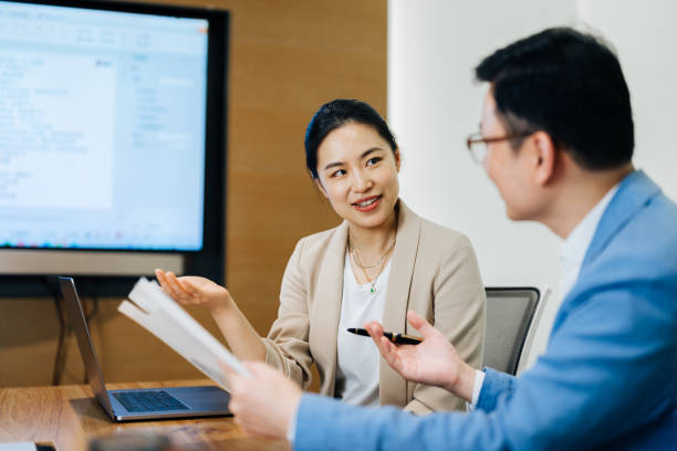 istock Asian business partners in meeting. 2187271230