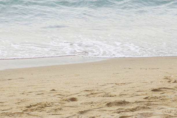 Breaking waves on My Khe Beach.South China Sea - Vietnam.