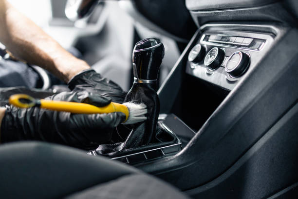 istock Professional car detailing and interior cleaning. 2187282854