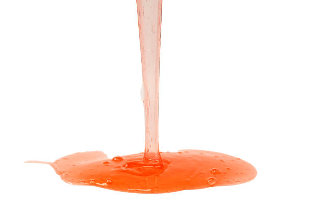 istock Red slime toy isolated on a white background. 2187301690