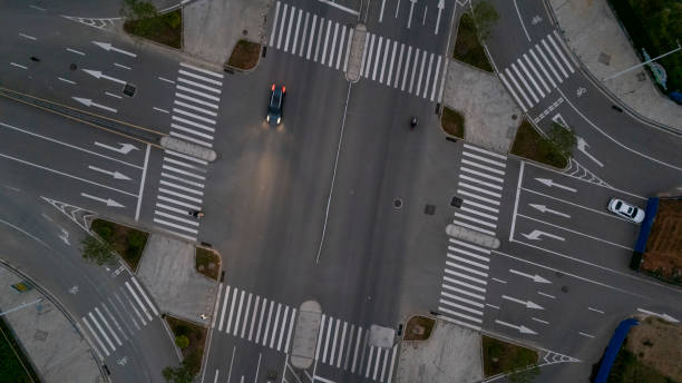 istock Shoot down at the wide crossroads 2187302342