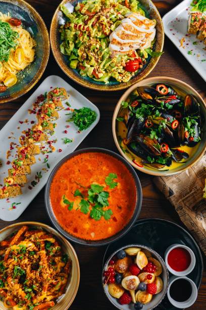 istock Assortment of International Dishes 2187303431