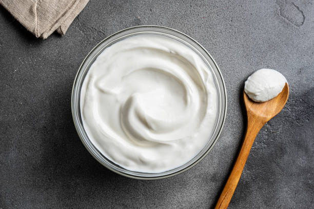 istock Fresh Greek Yogurt in bowl 2187310236