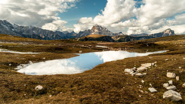 istock Serenity by the Pond: A Hidden Gem in the Dolomiti Mountains 2187312311