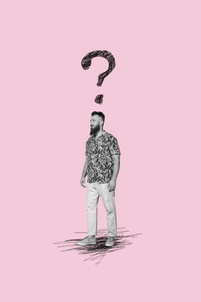 istock Vertical photo collage of puzzled man think strategy project brainstorm decision confusion thought tactics isolated on painted background 2187312901