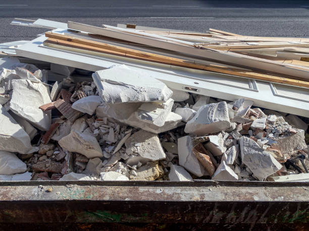 Garbage pile. Rubble pile. Trash pile. Destroying the environment with garbage