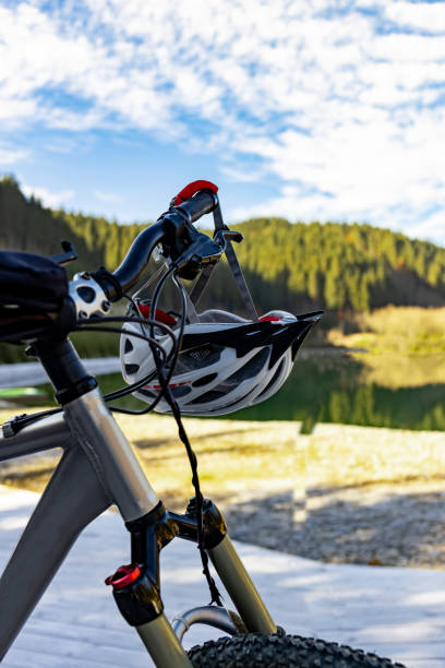 istock Cycling in a mountain park on a sunny day. 2187324797