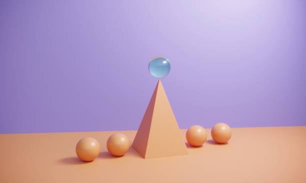 istock Different sphere on top of the pyramid 2187326288