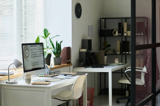istock Workplace of modern financial analyst 2187332135