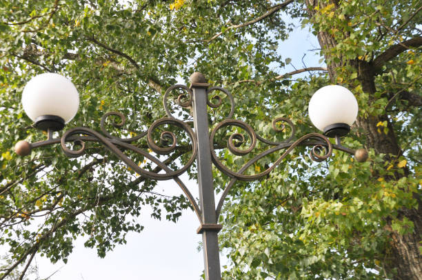 istock Street lamps in retro style 2187332831