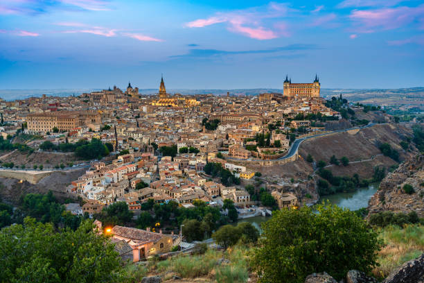 istock Toledo skyline in Castile la Mancha, Spain 2187335391