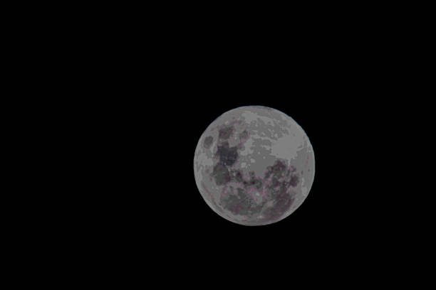 The moon at night  Earth´s satellite