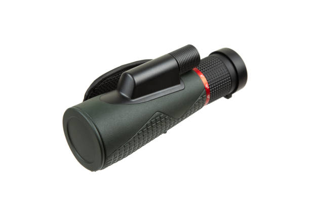 High-quality thermal imaging monocular with a textured grip, lens cap, and ergonomic design, ideal for outdoor activities and wildlife observation.