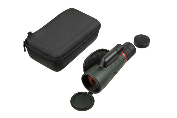 High-quality thermal imaging monocular with a textured grip, lens cap, and ergonomic design, ideal for outdoor activities and wildlife observation.